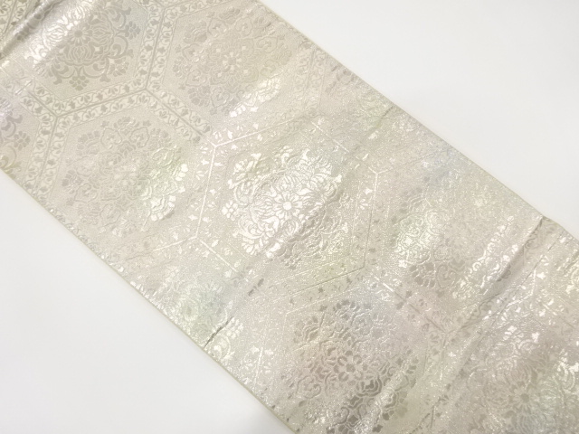 JAPANESE FUKURO OBI / WOVEN KIKKO PATTERN